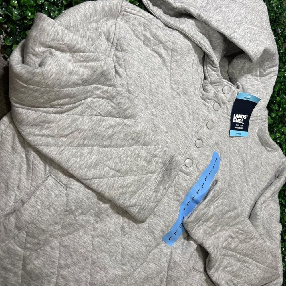 Lands' End Grey Hoodie